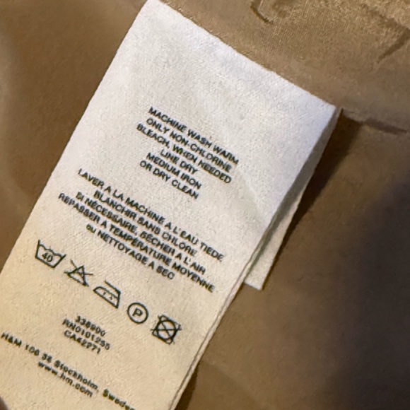 H&M Classic Tan Trench Coat - Picture 6 of 7